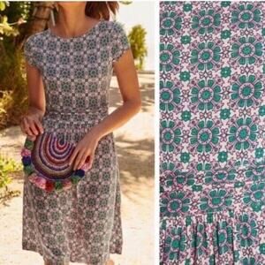 NWOT Boden Amelia Printed Jersey Dress Size 12